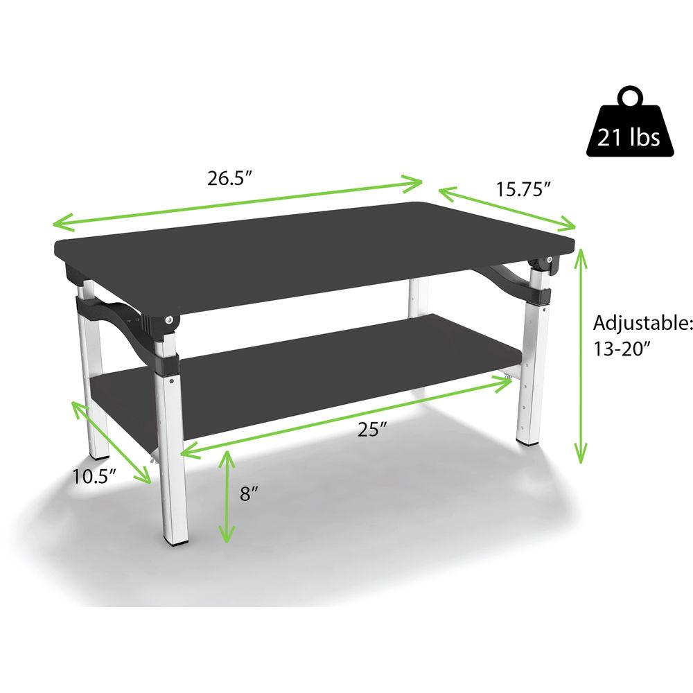 Uncaged Ergonomics Lift Adjustable Height Monitor Stand