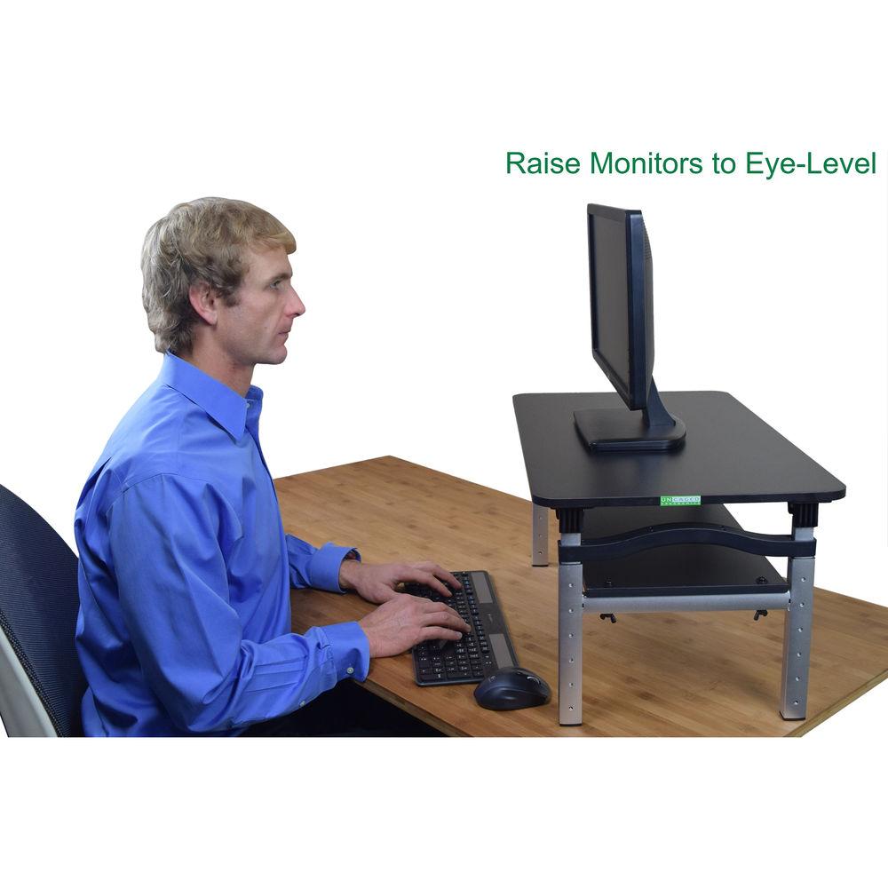 Uncaged Ergonomics Lift Adjustable Height Monitor Stand