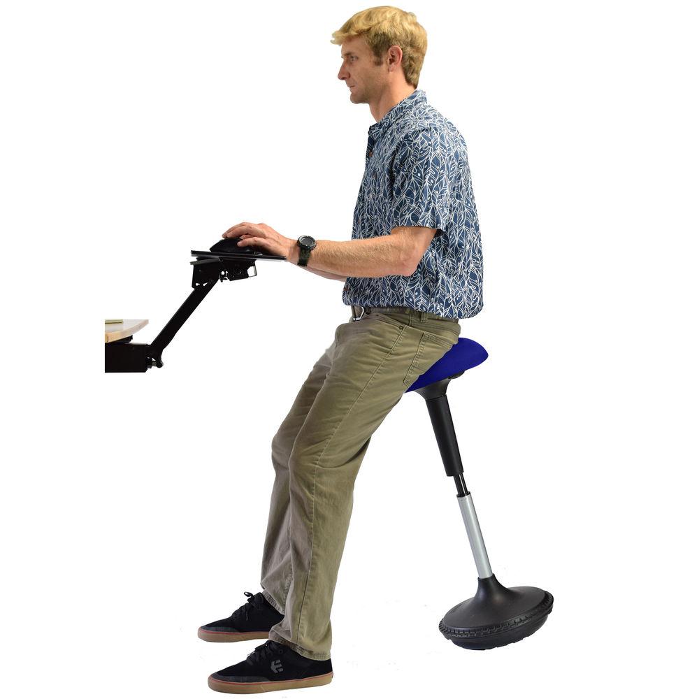 Uncaged Ergonomics Wobble Stool - Round Fabric Seat