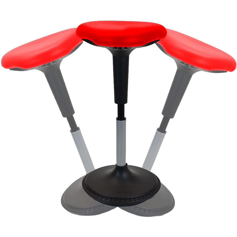 Uncaged Ergonomics Wobble Stool - Triangular Vinyl Seat