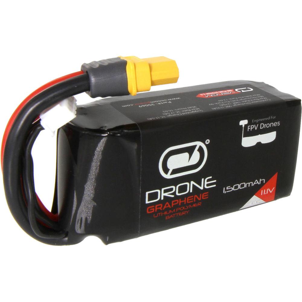 Venom Group FPV Race Series Graphene 1500mAh 90C 3S 11.1V LiPo Battery with UNI 2.0