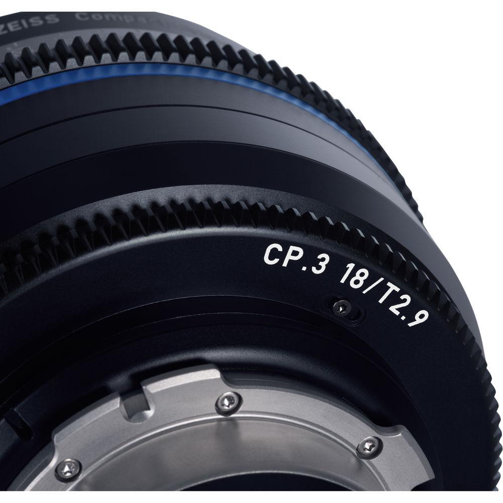 ZEISS CP.3 18mm T2.9 Compact Prime Lens