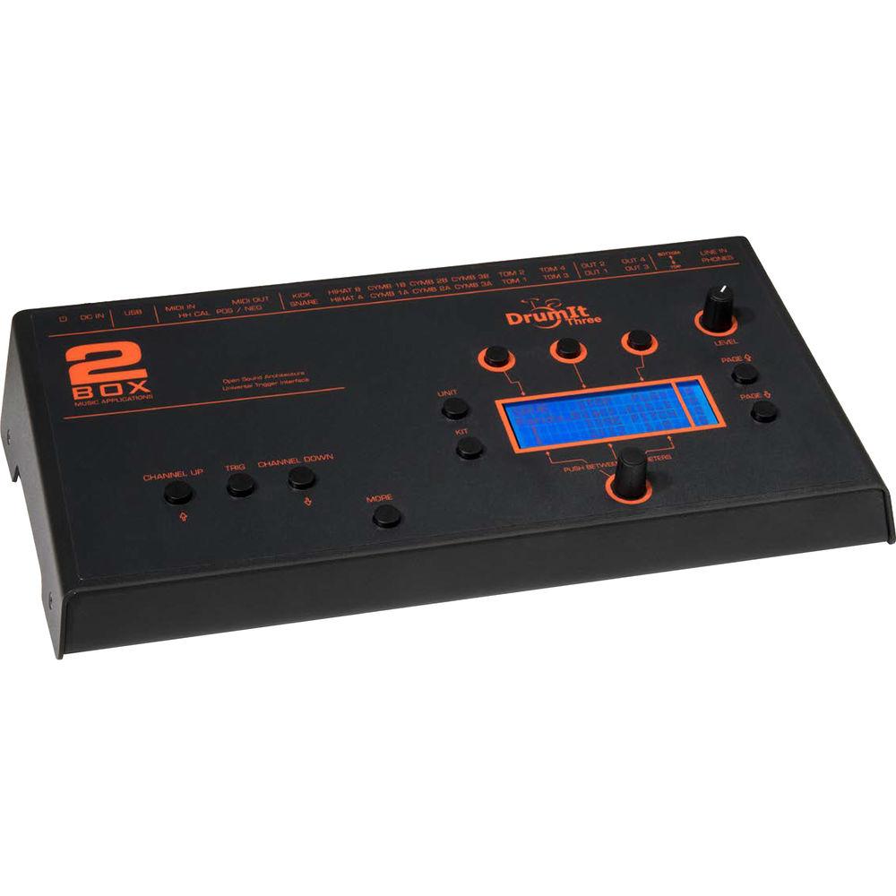 2Box Music Applications D3K DrumIt Three Kit with Pads and Rack Set