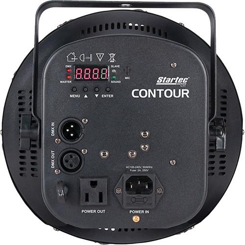 American DJ Startec Contour Mirror Ball Effect with Multicolored Beams