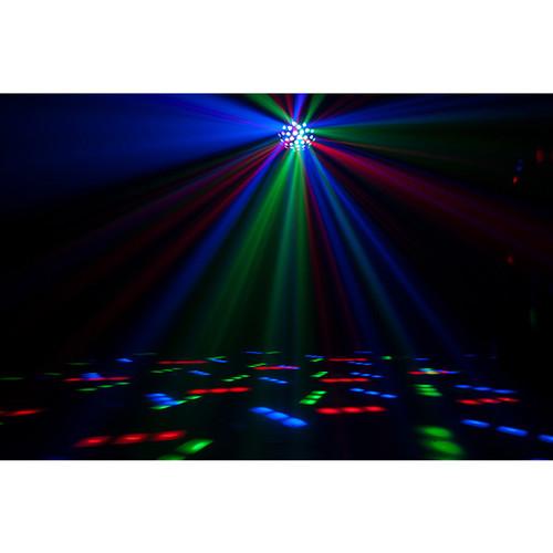 American DJ Startec Contour Mirror Ball Effect with Multicolored Beams