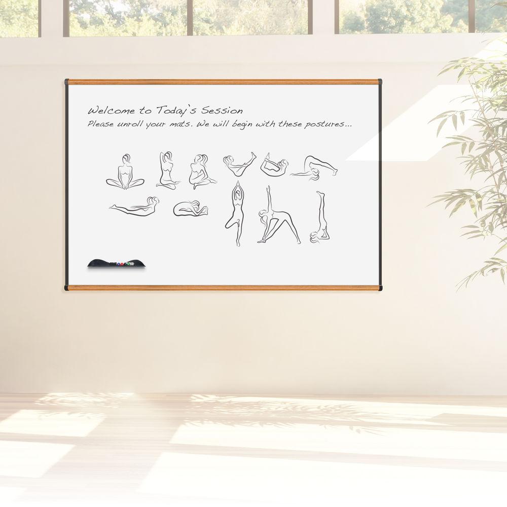 Best Rite Porcelain Steel Whiteboard with Aluminum Origin Trim