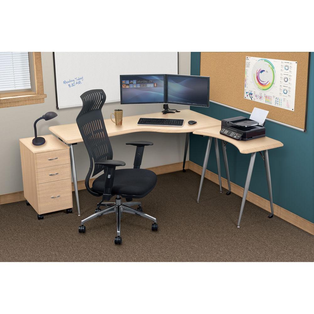 Best Rite Porcelain Steel Whiteboard with Mahogany Origin Trim