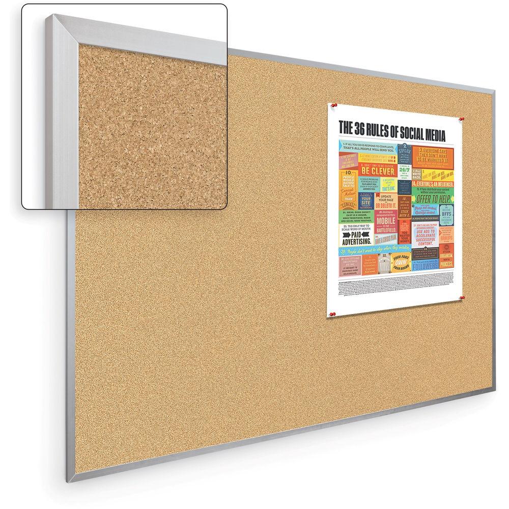 Best Rite Valu-Tak Tackboard with Aluminum Trim