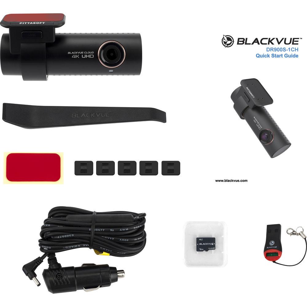 Black Vue DR900S Series 1-Channel 4K UHD Dash Camera, Black, Vue, DR900S, Series, 1-Channel, 4K, UHD, Dash, Camera