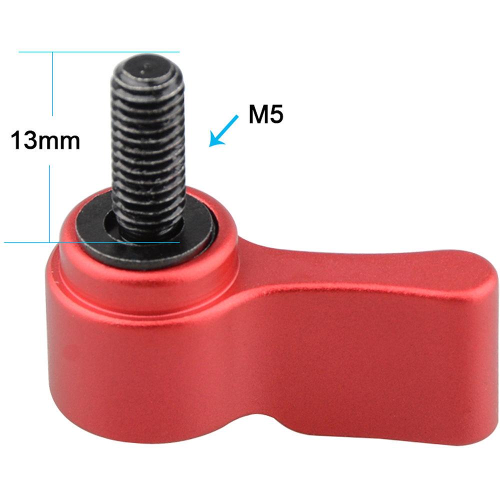 CAMVATE M5 Male Threading Rotating Knob Adjustable Thumb Lever Screw