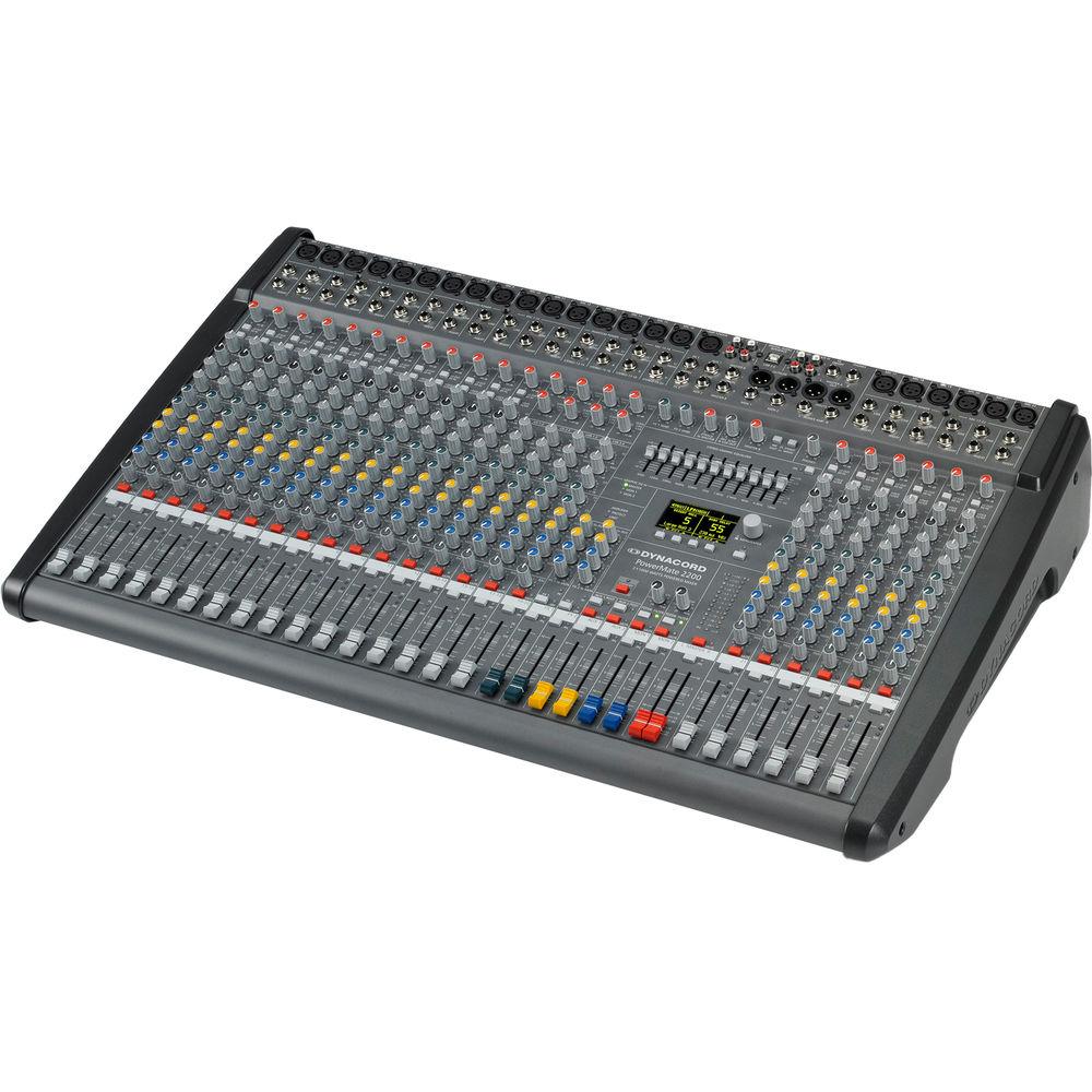 Dynacord Power Mixer,18 Mic Line 4Mic Ster,Line Chs,6Aux,2-24Bit Ster.EFX,USB Audio Interface,2x1000W Amp Lid