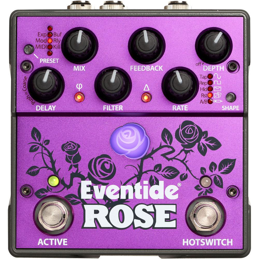 Eventide Rose Digital Delay Pedal with Analog Circuitry, Eventide, Rose, Digital, Delay, Pedal, with, Analog, Circuitry