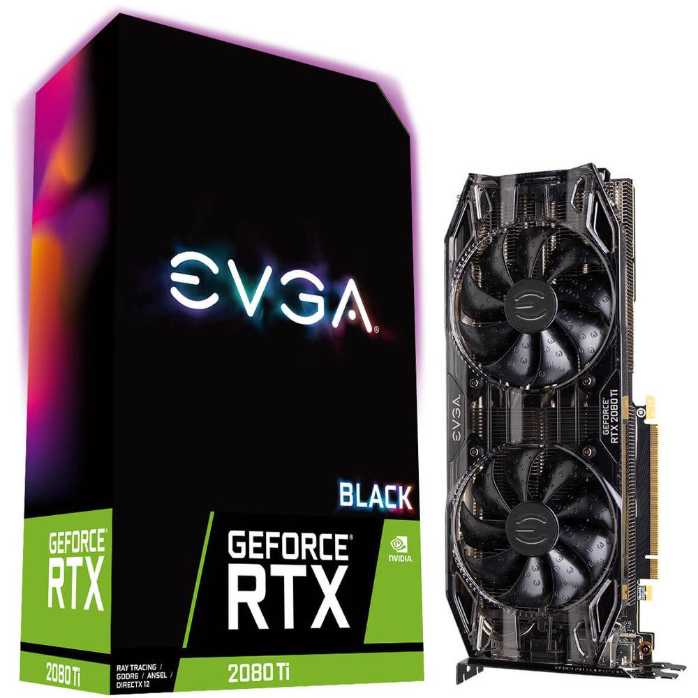 EVGA GeForce RTX 2080 Ti BLACK EDITION GAMING Graphics Card