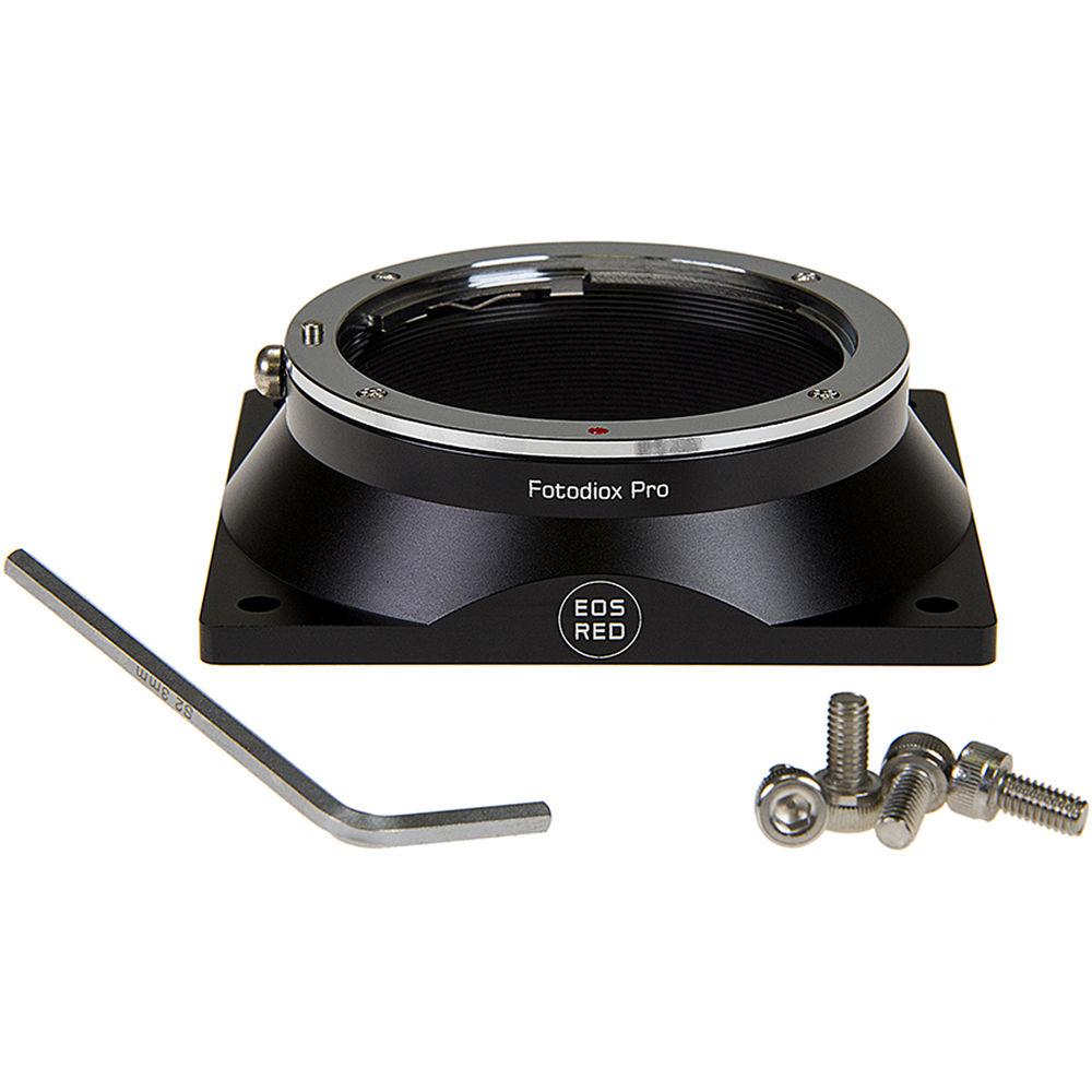 FotodioX Pro Lens Mount Adapter Compatible with Canon Eos DSLR Lenses to Red Digital Cinema Camera Bodies