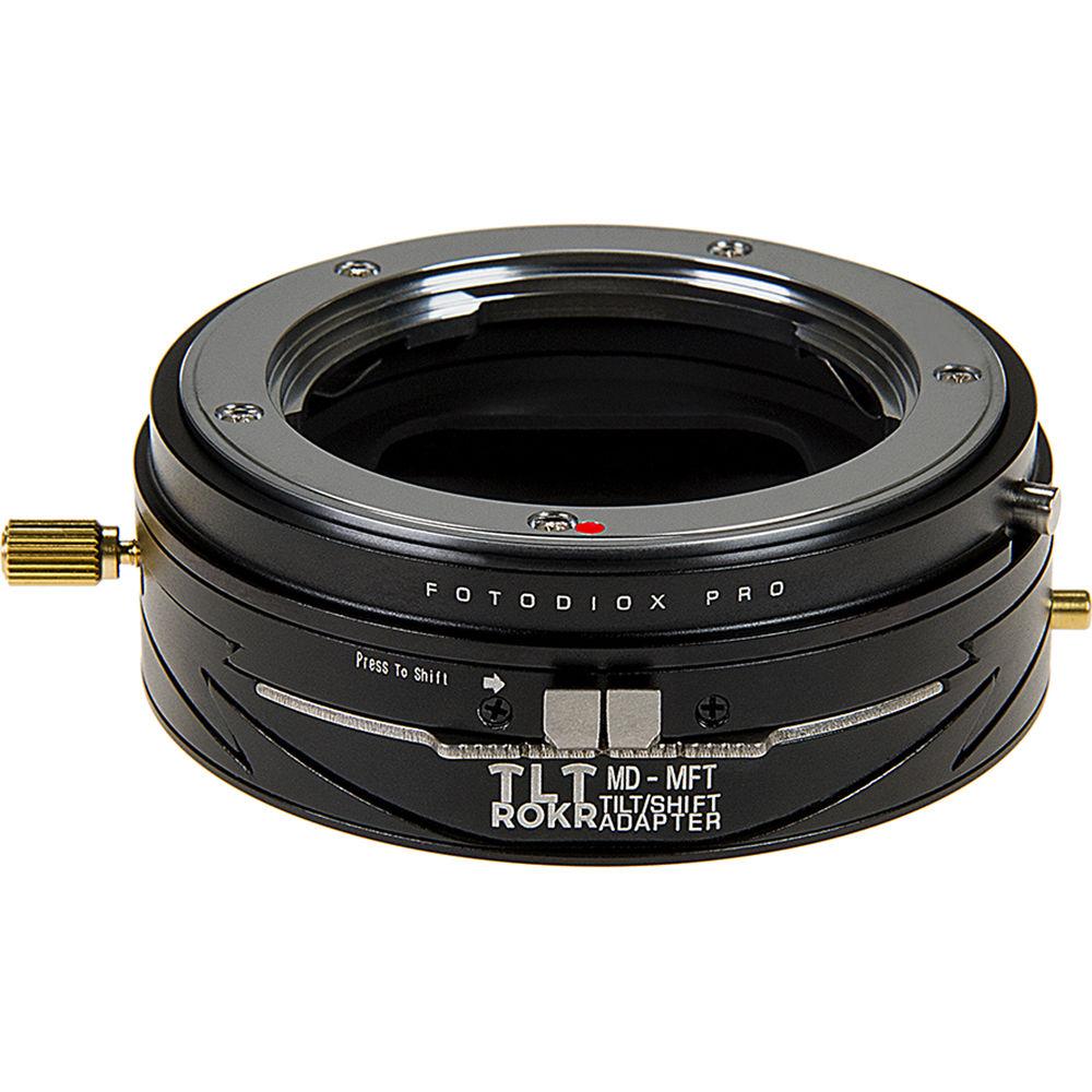 FotodioX Pro TLT ROKR Tilt-Shift Lens Mount Adapter for Minolta MD-Mount Lens to Micro Four Thirds Mount Camera