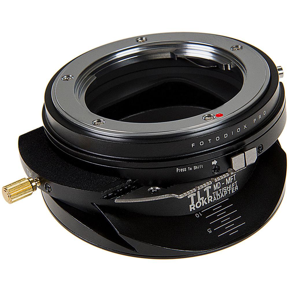 FotodioX Pro TLT ROKR Tilt-Shift Lens Mount Adapter for Minolta MD-Mount Lens to Micro Four Thirds Mount Camera
