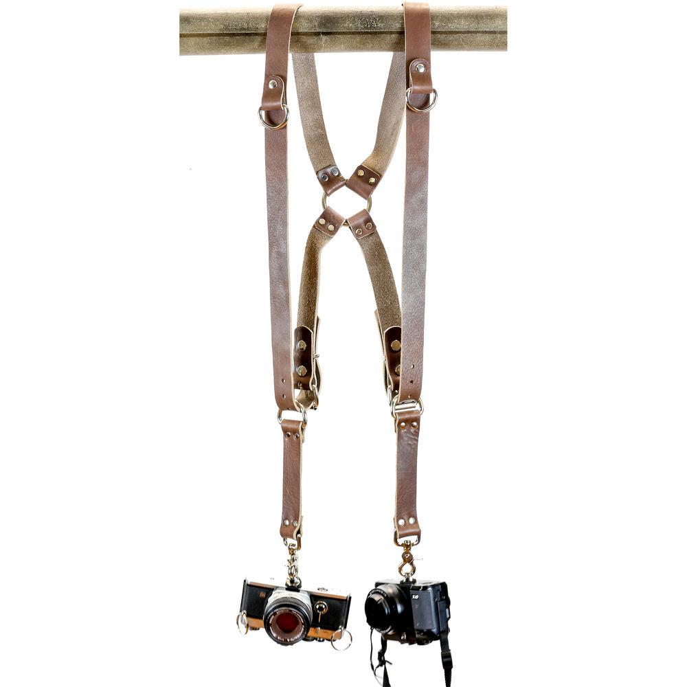 Funk Plus Water Buffalo Leather Ring Back Harness with 1.25" Wide Straps and D-Rings