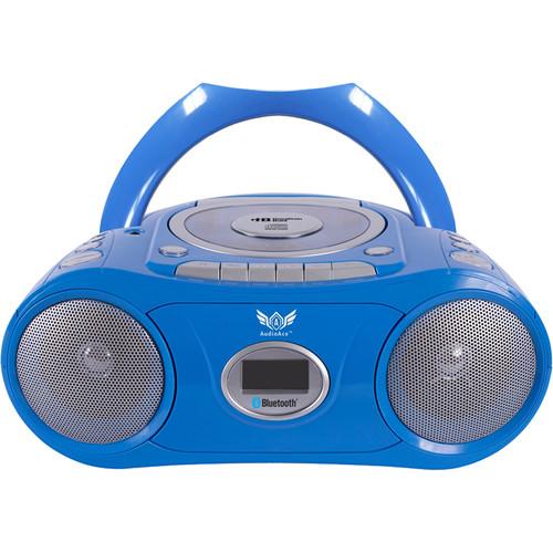 HamiltonBuhl Flex-PhonesAF 6 Person Wireless Listening Center and AudioAce Boombox with Case