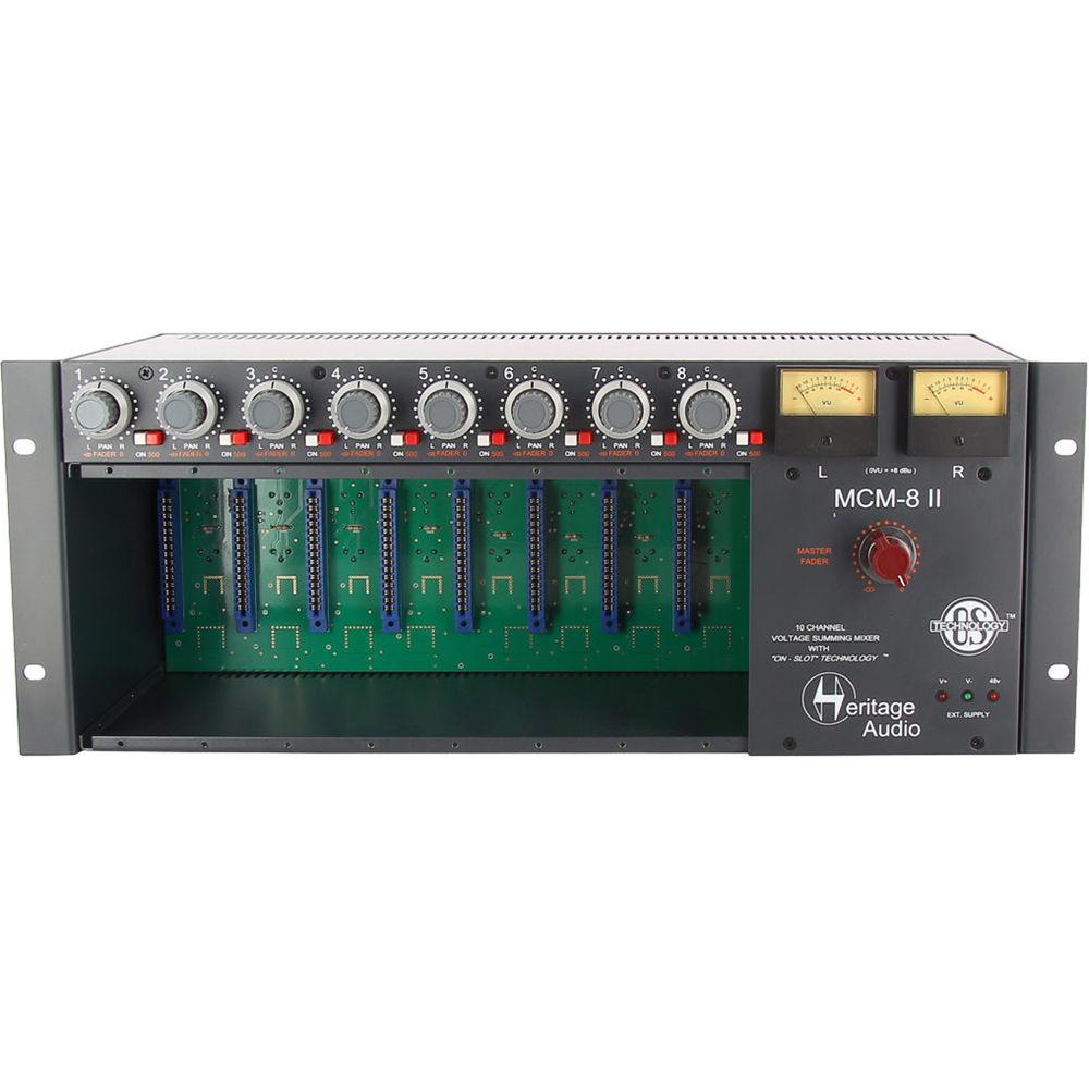 Heritage Audio MCM8 II 8-Slot 500 Series Enclosure with 10-Channel Summing Mixer