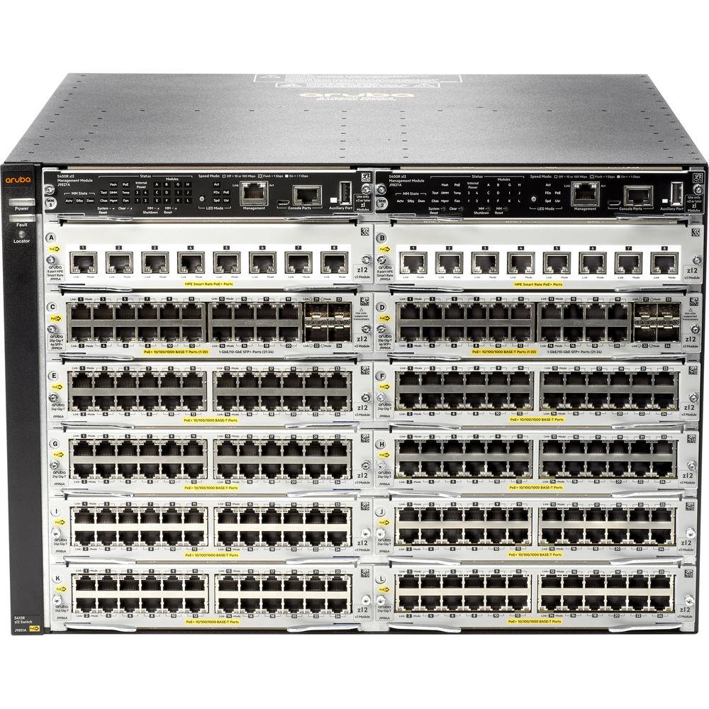 HP Aruba J9822A 12-Slot 10 GbE & PoE Managed Switch