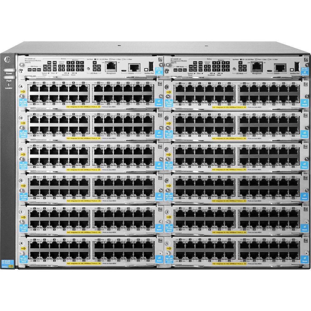 HP Aruba J9822A 12-Slot 10 GbE & PoE Managed Switch