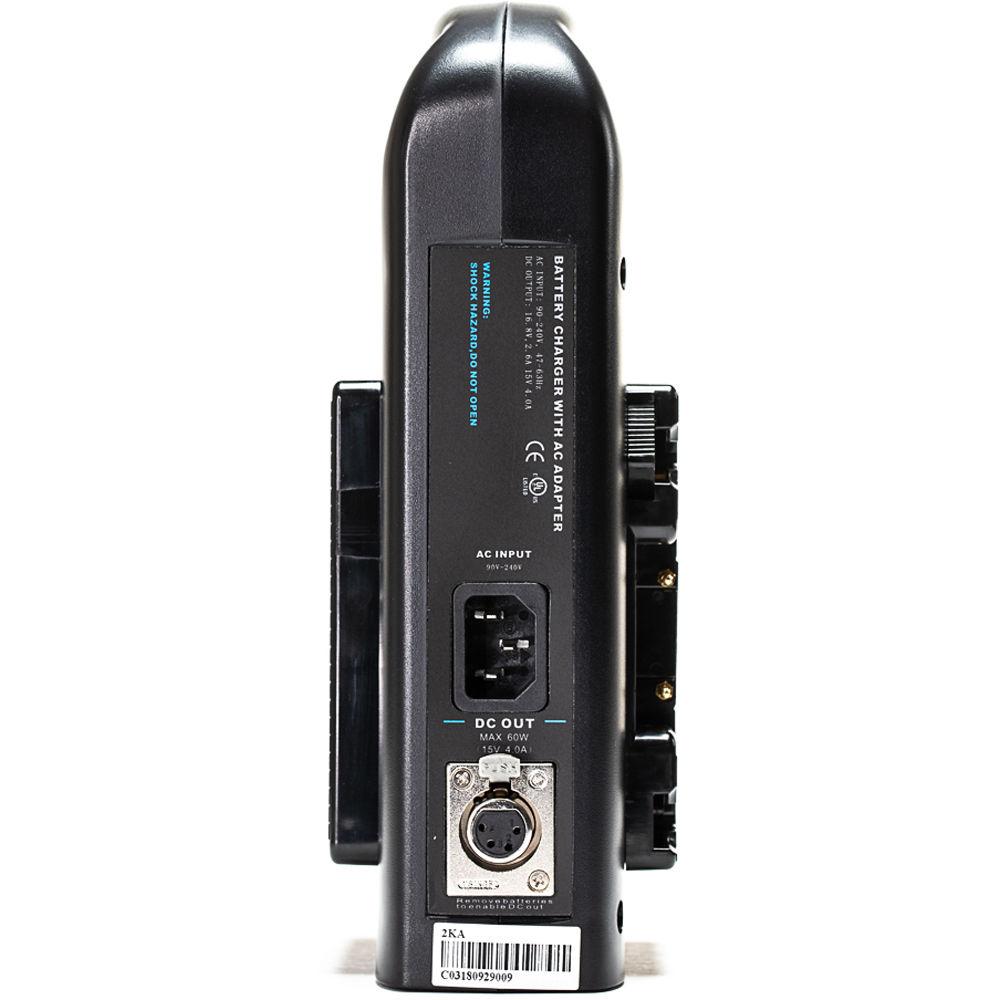 IndiPRO Tools Micro-Series 98Wh Li-Ion Gold Mount Battery with Dual Gold Mount Battery Charger Kit