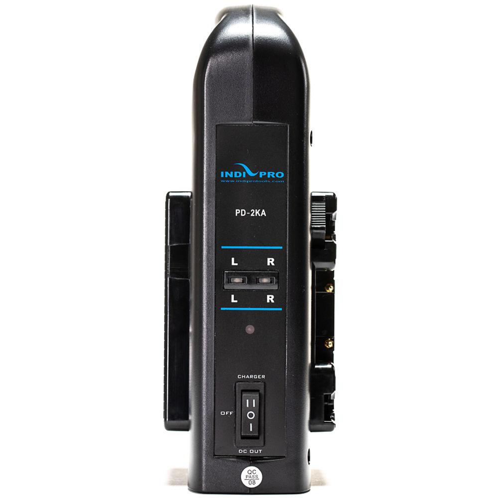 IndiPRO Tools Micro-Series 98Wh Li-Ion Gold Mount Battery with Dual Gold Mount Battery Charger Kit