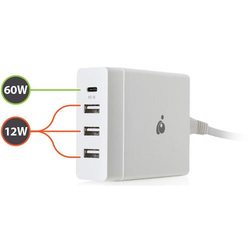 IOGEAR USB Type-C 72W 4-Port Charger