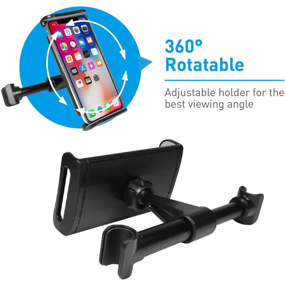 Macally Car Seat Headrest Mount for iPads and Tablets