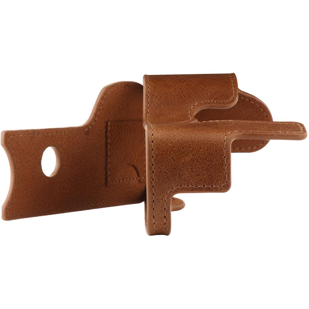 MegaGear Ever Ready Genuine Leather Camera Half Case and Strap for Sony Alpha a7 III, a7R III, a9