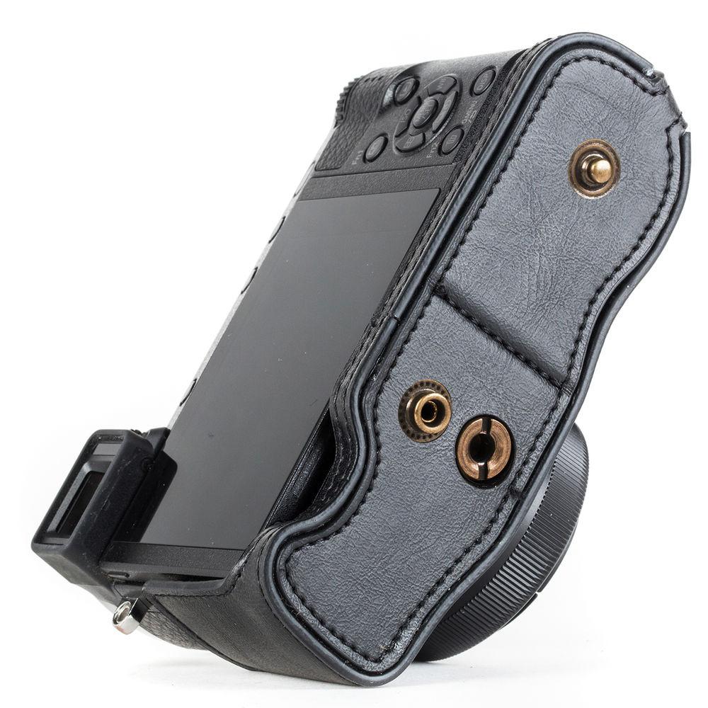 MegaGear Ever Ready Leather Camera Case for Panasonic Lumix DMC-GX85, GX80 with 12-32mm Lens