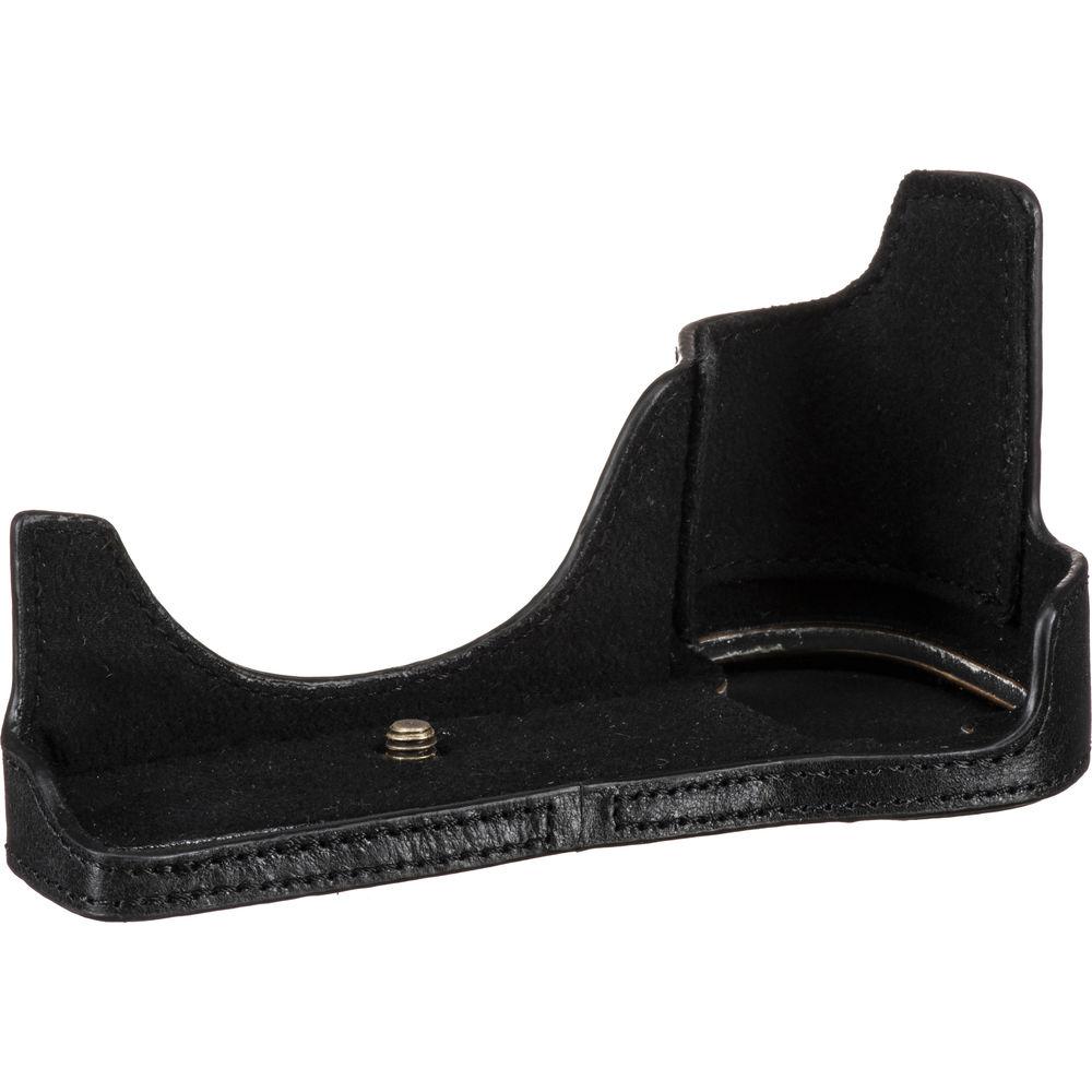 MegaGear Ever Ready Leather Half Case and Strap for Canon EOS R