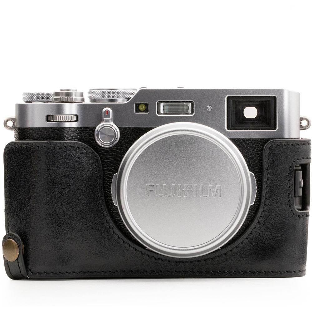 MegaGear Ever Ready Leather Half Case and Strap for Fujifilm X100F