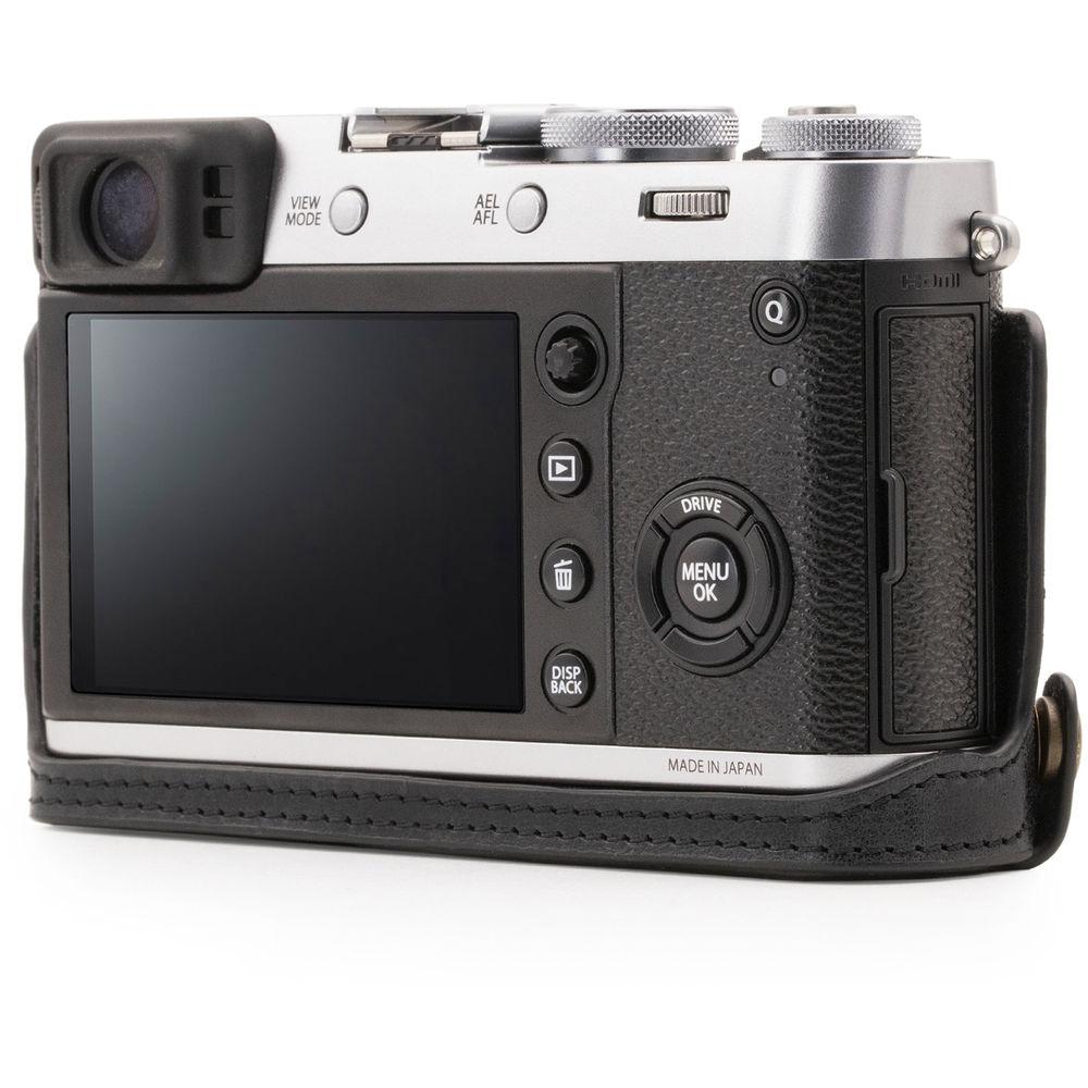 MegaGear Ever Ready Leather Half Case and Strap for Fujifilm X100F