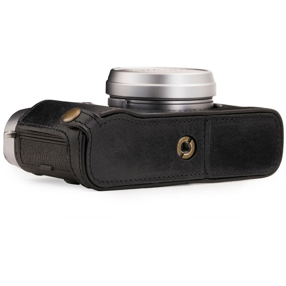 MegaGear Ever Ready Leather Half Case and Strap for Fujifilm X100F