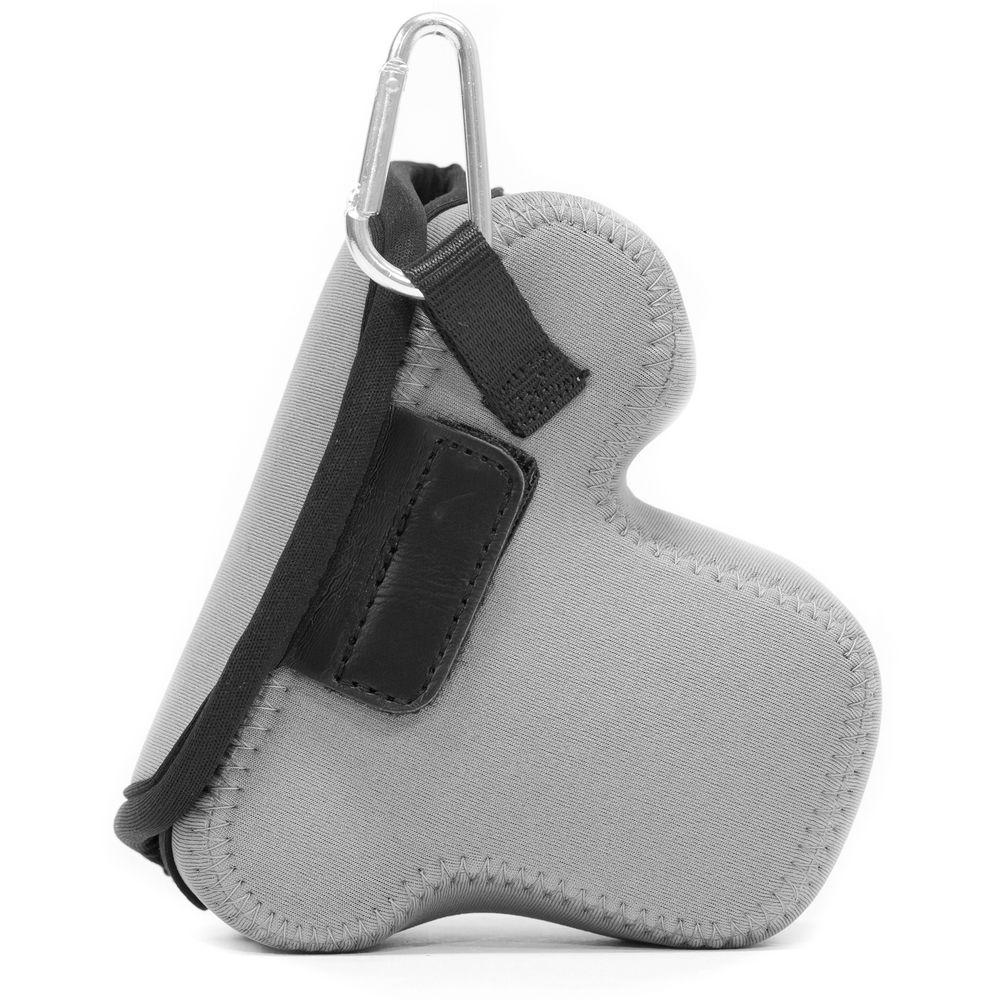 MegaGear Ultra-Light Neoprene Camera Case with Carabiner for Canon EOS M100 with 15-45mm