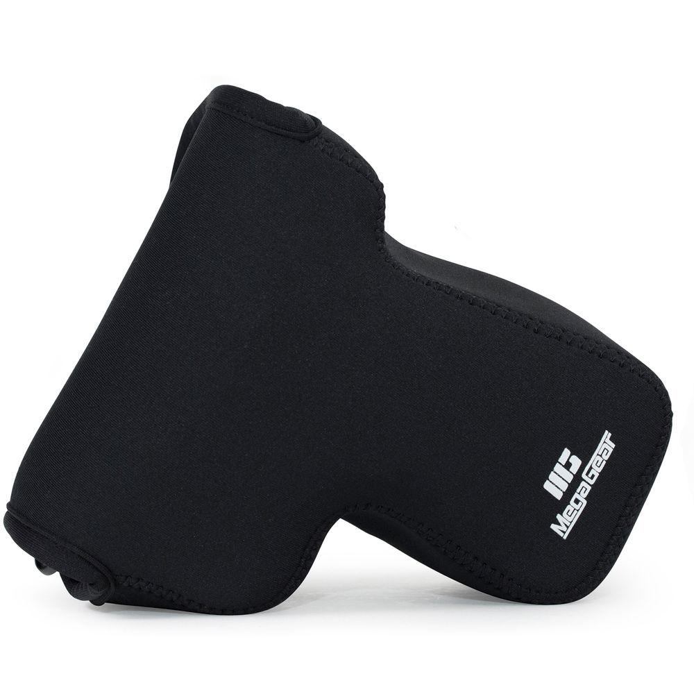 MegaGear Ultra-Light Neoprene Camera Case with Carabiner for Lumix DC-GH5 14-140mm