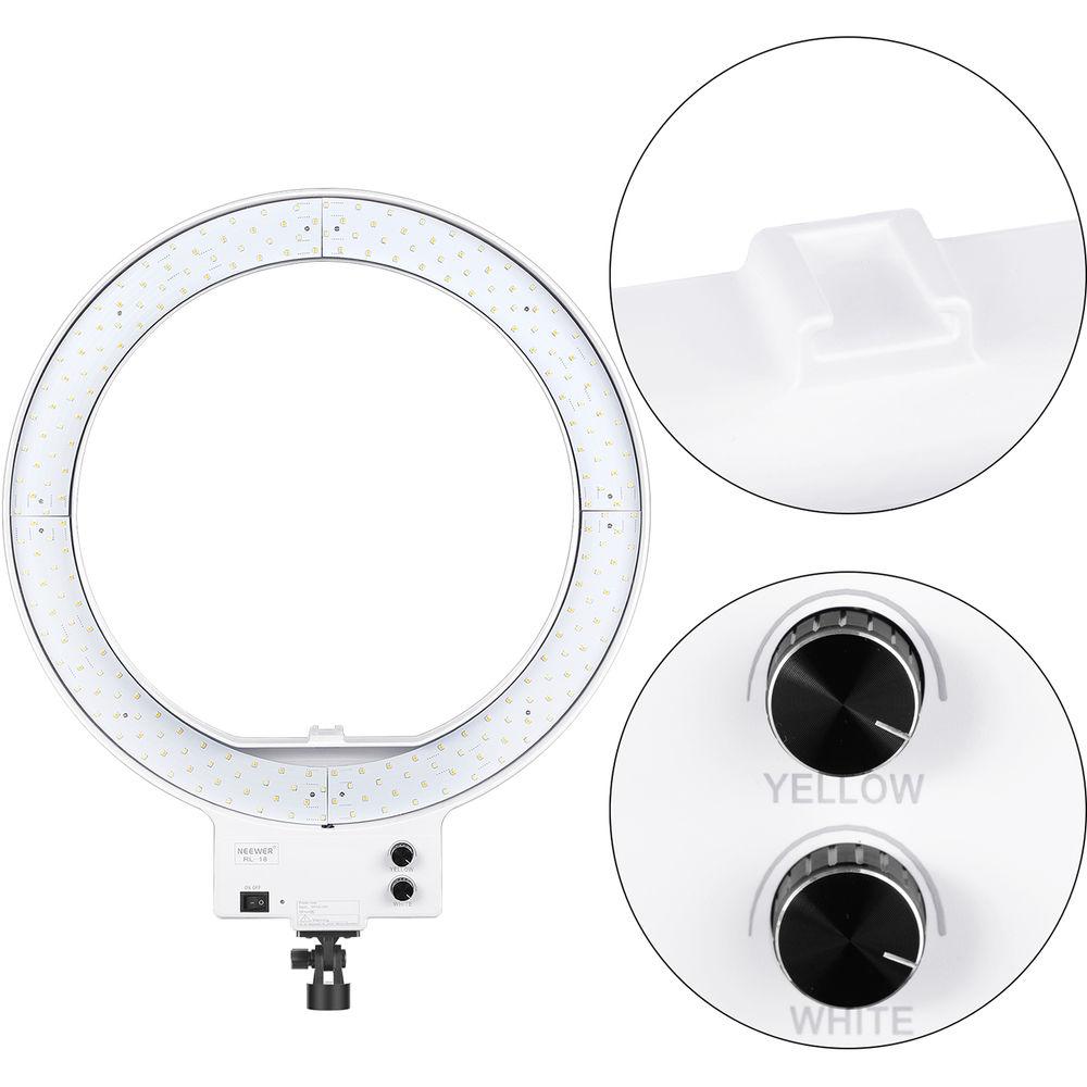 Neewer 18" White LED Ring Light