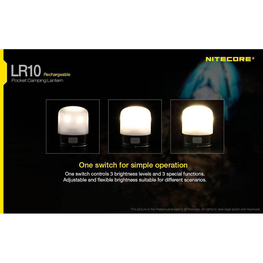 Nitecore LR10 Rechargeable Pocket Camping Lantern