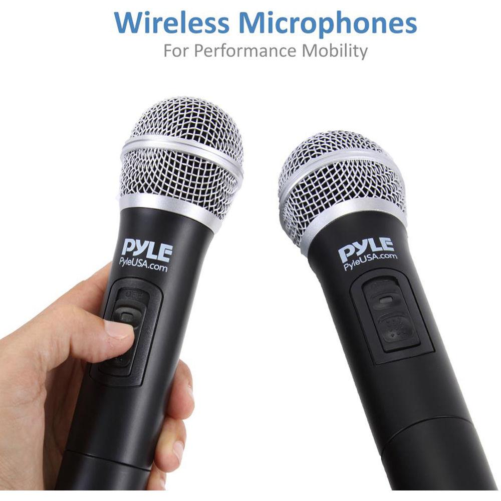 Pyle Pro PDWMKHRD22WM Home Theater Karaoke Wireless Microphone System