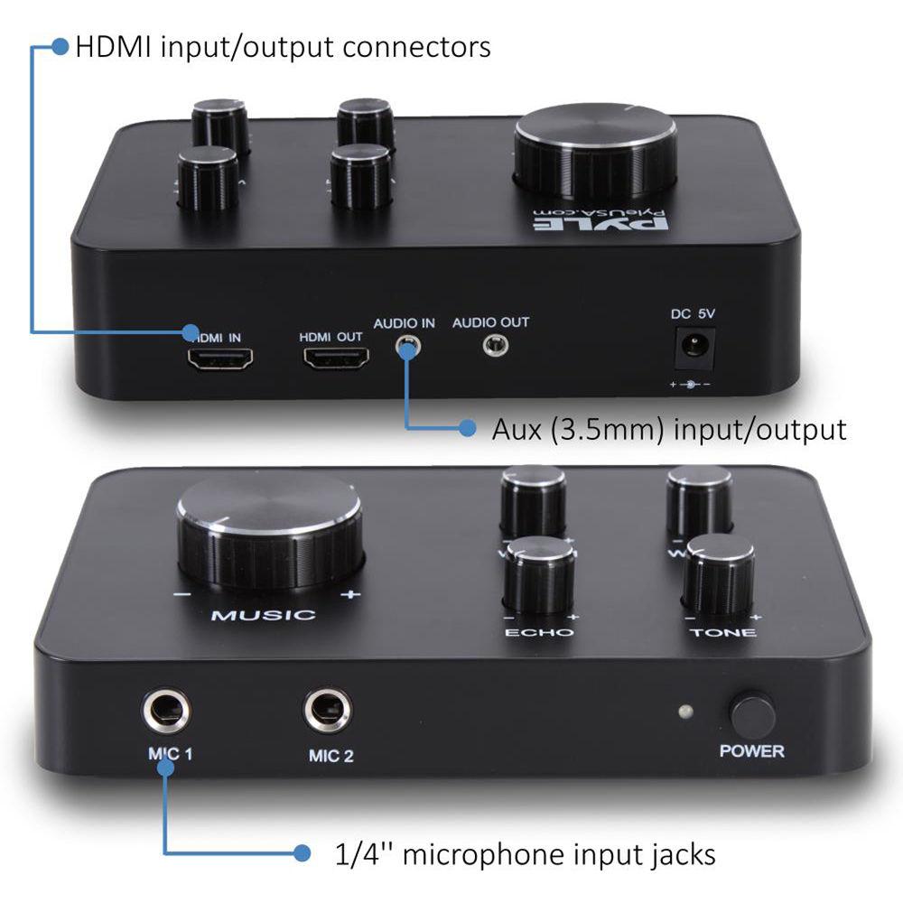 Pyle Pro PDWMKHRD22WM Home Theater Karaoke Wireless Microphone System