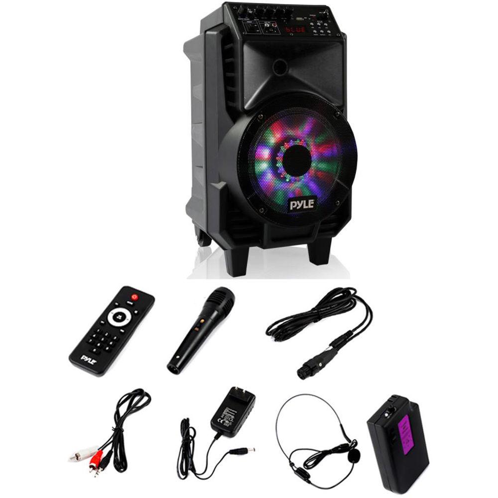 Pyle Pro PPHP816WMU 8" 2-Way 400W Portable Wireless and Bluetooth-Enabled PA System