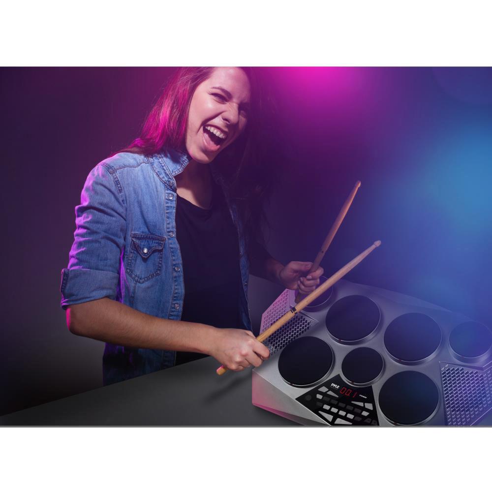 Pyle Pro PTED06 Electronic Tabletop Drum Machine