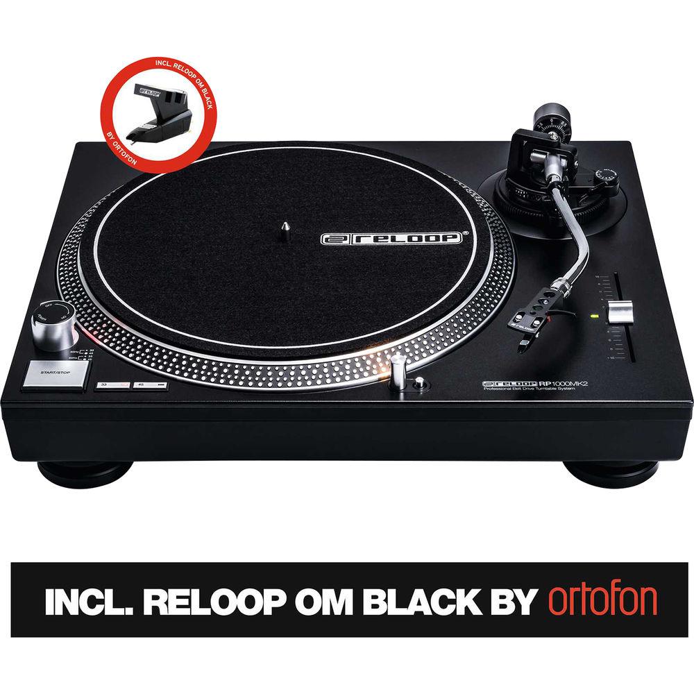 Reloop RP-1000 MK2 Belt-Driven DJ Turntable, Reloop, RP-1000, MK2, Belt-Driven, DJ, Turntable