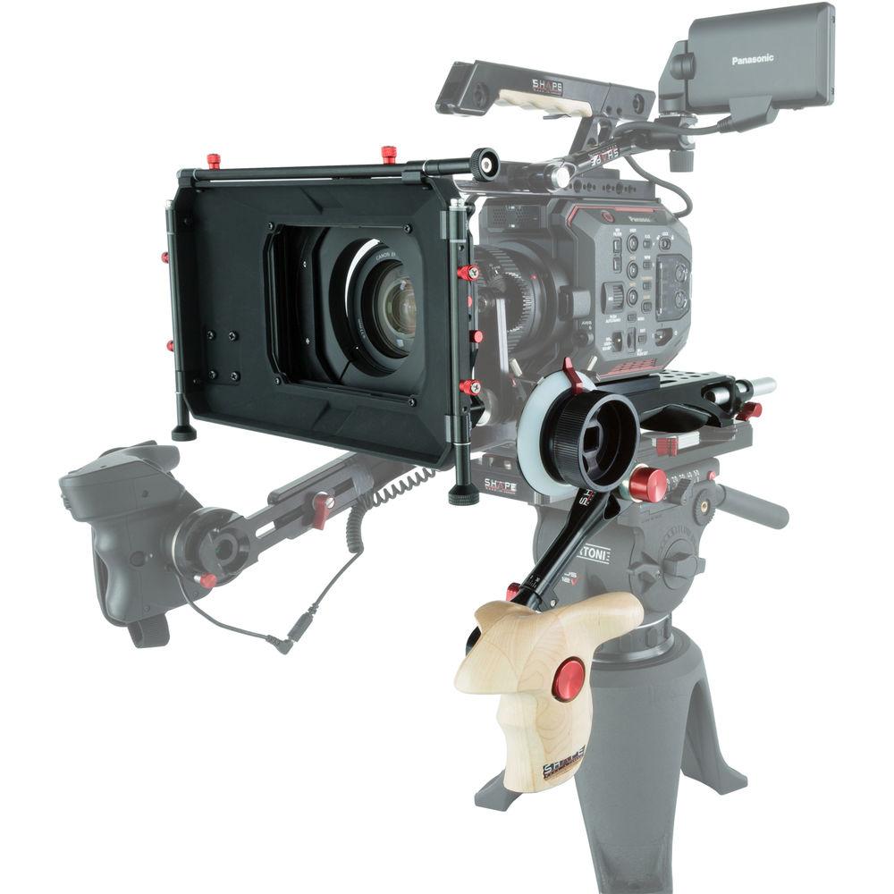 SHAPE Panasonic AU-EVA1 Camera Bundle Rig with Follow Focus Pro and 4 x 5.6" Matte Box