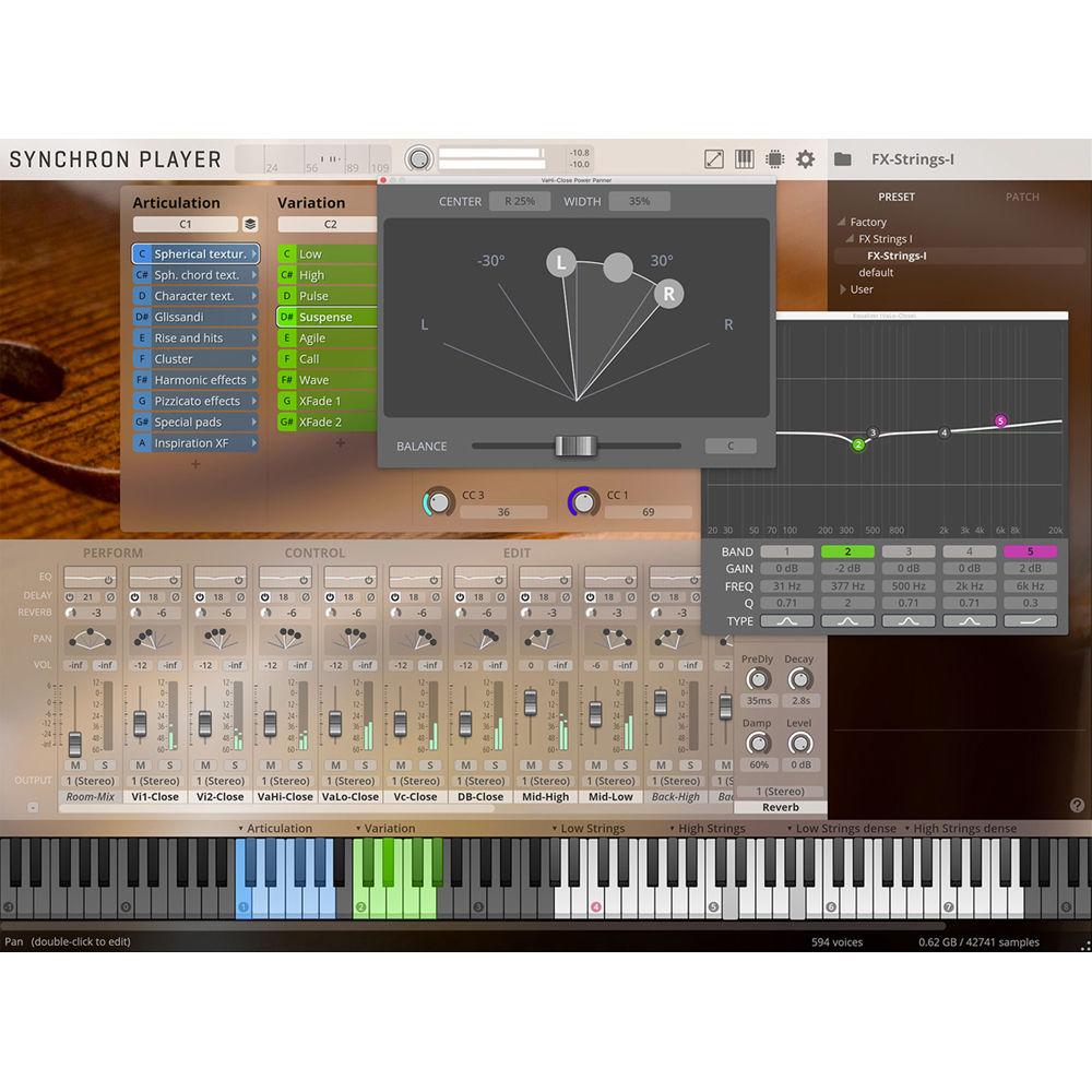 Vienna Symphonic Library Synchron FX Strings I Standard Library - Virtual Instrument