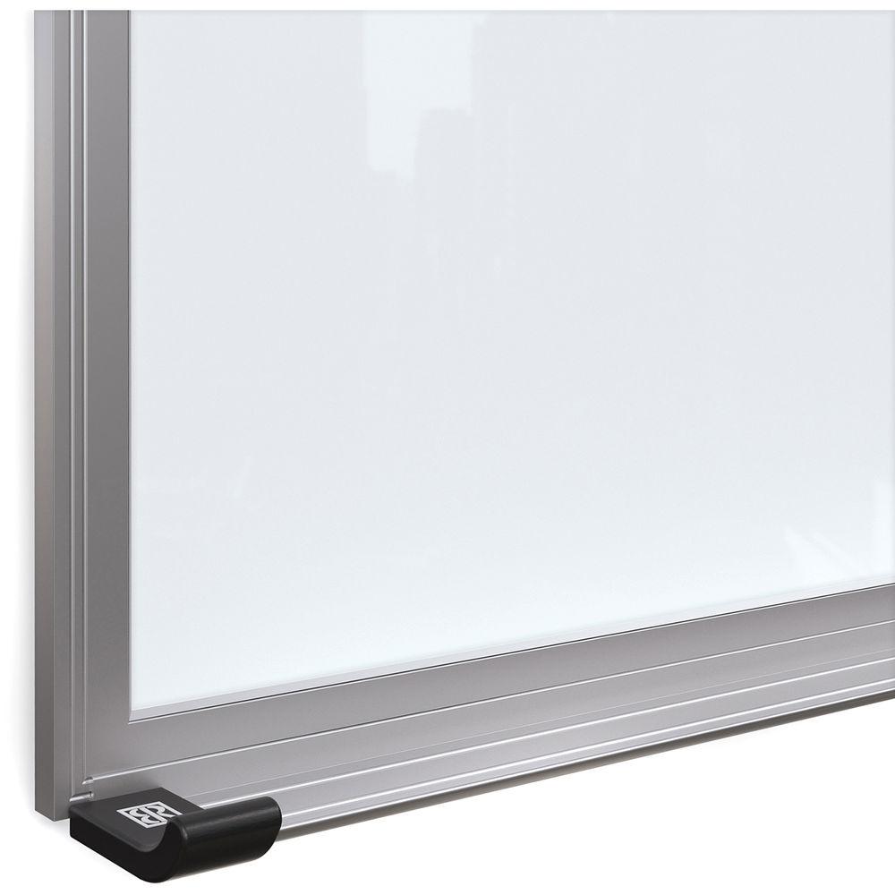 Balt Framed Magnetic Glass Dry Erase Whiteboard