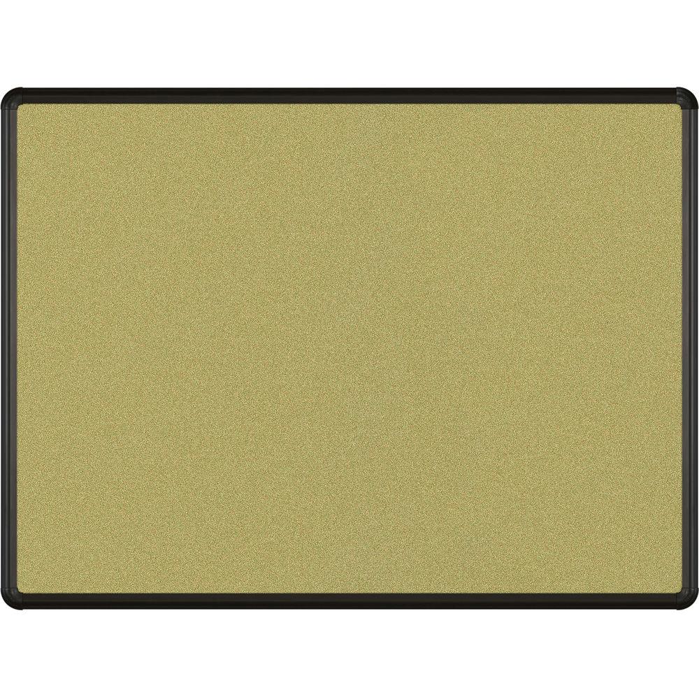 Best Rite Splash-Cork Tackboard with Black Presidential Trim