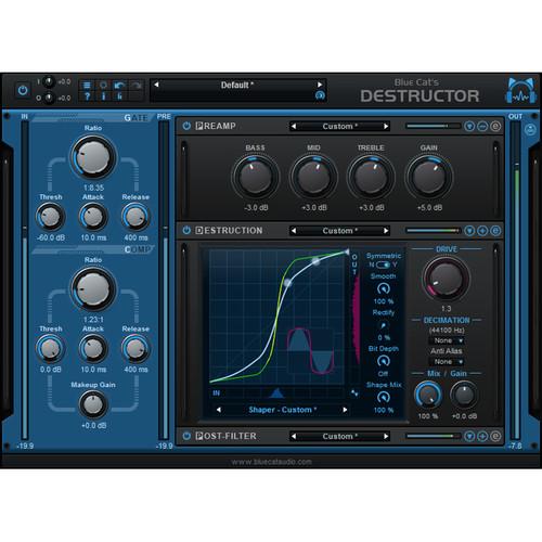 Blue Cat Audio Destructor - Distortion and Guitar Amp Simulation Plug-In