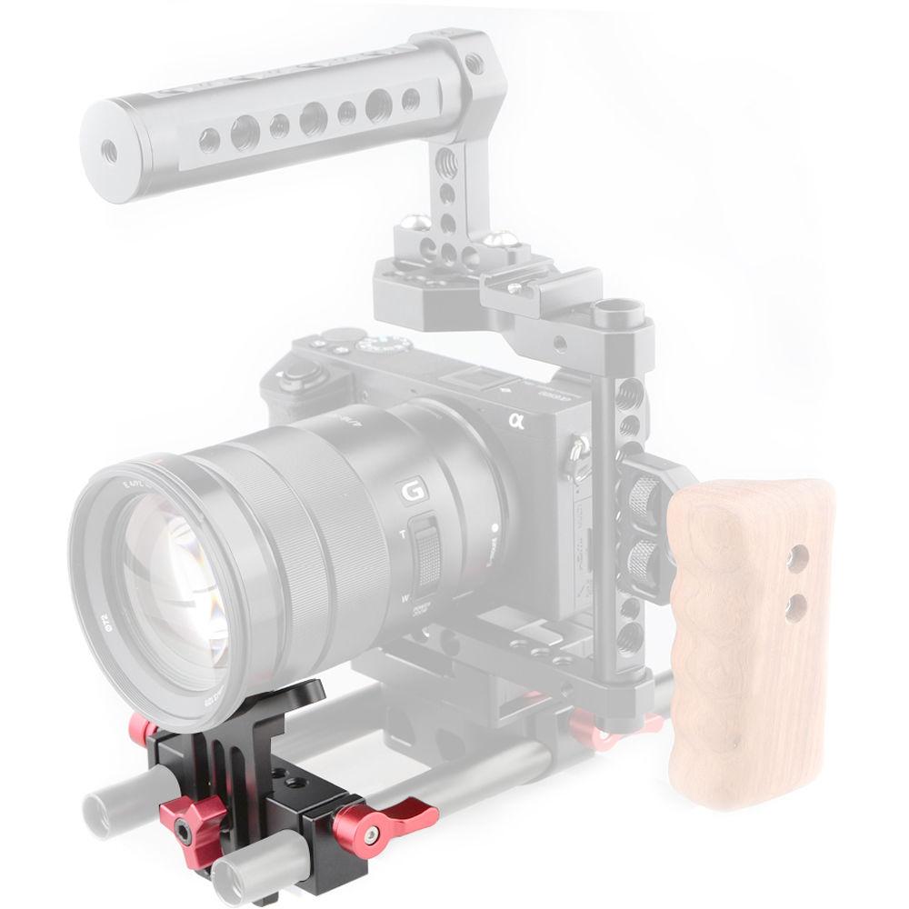 CAMVATE Adjustable Lens Support for 15mm Rods